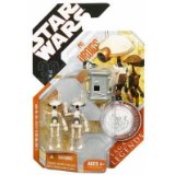 Hasbro Star Wars 30th Anniversary Saga Legends Pit Droids 2 pack (White) Action Figure