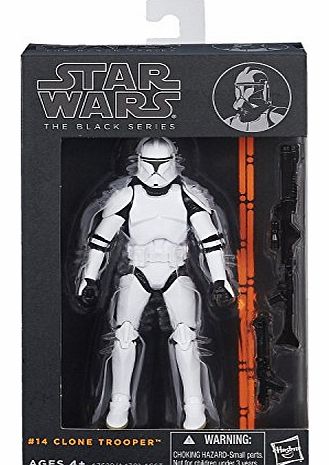 Star Wars 6 Inch Action Figure Clone Trooper 14 Black
