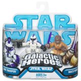 Hasbro Star Wars Clone Wars Galactic Heroes Clone Trooper / Mace Windu