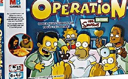 Hasbro The Simpsons Operation