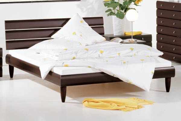 Softline Ferrara Wenge Bed Frame with Bilbao