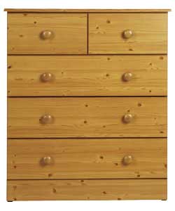hastings Ready Assembled 3 Wide 2 Narrow Drawer Chest