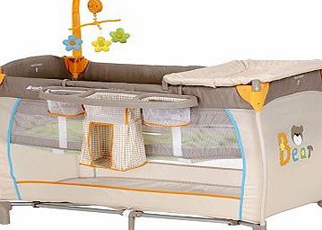 Hauck Babycenter Baby Travel Cot With Bassinet -