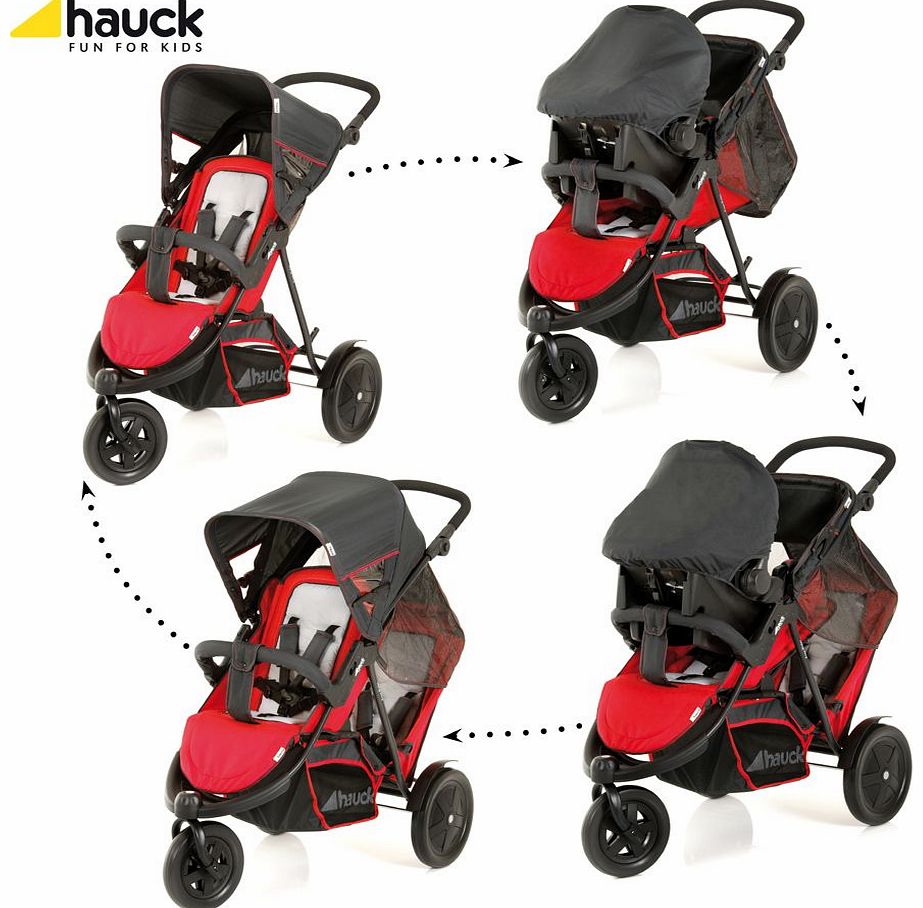 Hauck Freerider Travel System Red 2014
