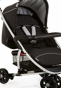 Hauck Miami 3 Pushchair - Caviar and Silver