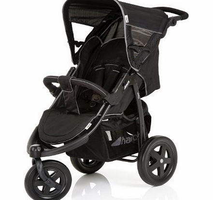 Viper 3 Wheel Pushchair - Black and Grey