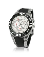 Black Mamba - Black and White Stainless Steel Chronograph Watch