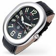 Haurex Ricurvo Big - Limited Edition Black Stainless Steel Date Watch