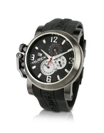 Haurex San Marco - Black Rubber Strap Multifunction Watch