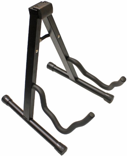 Hausen  FOLDING A-FRAME GUITAR FLOOR STAND ACOUSTIC ELECTRIC BASS HOLDER