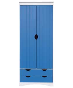 2 Door Wardrobe - Blue