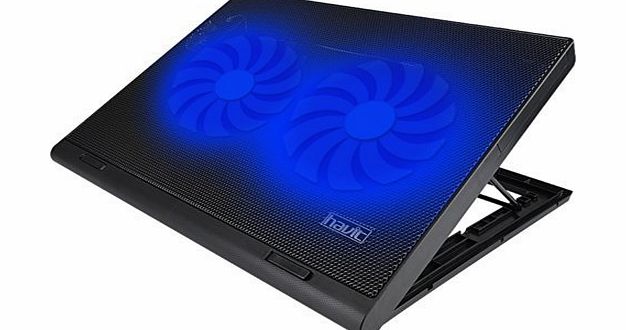 HAVIT HV-F2050 14 - 15.6`` Bed, Couch, or Desktop Laptop Cooler with Raise and Lock Stand (Black Friday, Thanksgiving, Cyber Monday Special)
