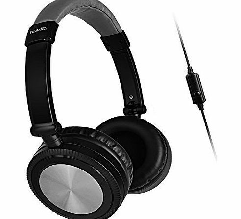 HAVIT HV-H2111D Foldable DJ Headphones with Microphone for Phone or PC
