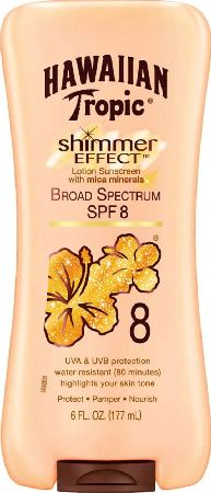 Hawaiian Tropic, 2102[^]0106585 Shimmer Effect SPF8
