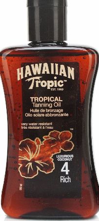 Hawaiian Tropic Tanning Oil SPF4