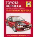 Haynes Toyota Corolla (Sept 87 - Aug 92) E to K