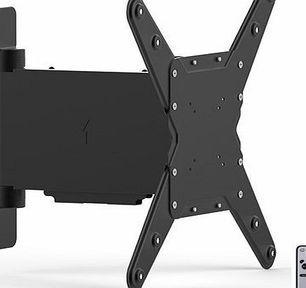 Slim Line TV Wall Mount Bracket with Motorised Remote Controller for LED,LCD,Plasma and 3D Tvs, Suitable for Screen Sizes 32`` to 55``.