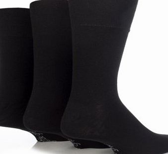 HDUK Mens Socks 6 Pairs Mens Gentle Grip HoneyCombe Top Non Elastic Socks by Drew Brady / 26 Colour Designs to Choose From / UK Sizes 6-11 and 12-14 (UK 6-11 Eur 39-45, Black)