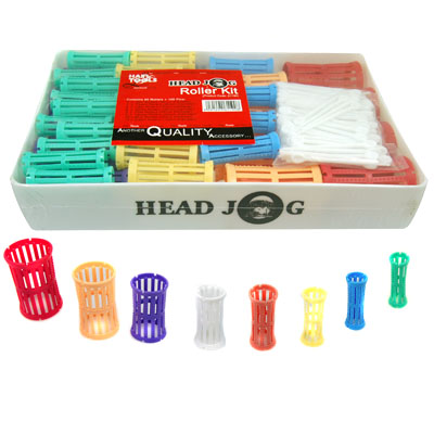 Head Jog 56 Piece Hair Roller Kit with 100 Pins