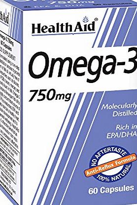 HealthAid Omega 3 750 mg Capsules