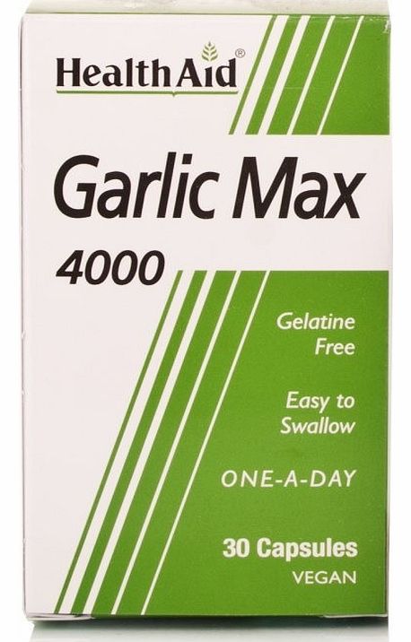 Health Aid Healthaid Super Strength Garlic Max 4000mg
