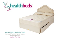 Health Beds Back Care Original 1000 Kingsize