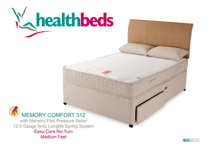 Health Beds Memory Comfort 312 3ft Single Mattress