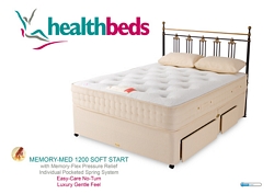 Health Beds Memory Med 1200 Soft Start Double