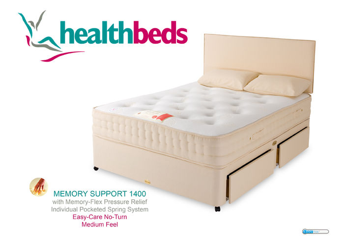 Memory Support 1400 4ft Small Double Mattress
