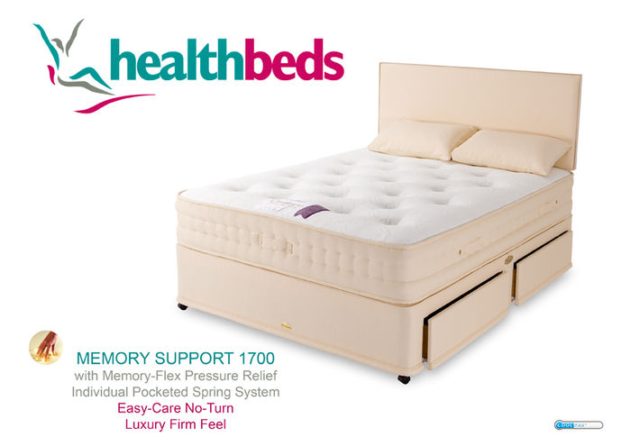 Health Beds Memory Support 1700 2ft 6 Small Single Mattress