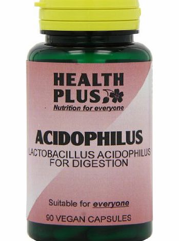 Health Plus Acidophilus Probiotic Digestive Health Supplement - 90 Capsules