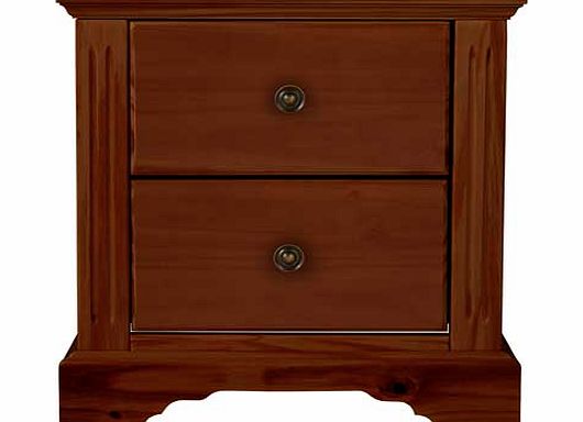 heart of house Warwick 2 Drawer Bedside Chest -