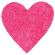 Heart Shaped Rug, Pink