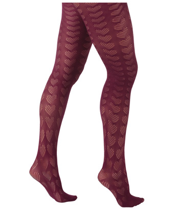 Heart Woolly Tights