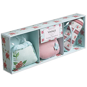 Heathcote and Ivory Scented Purses- Vintage Rose- Pack of 3