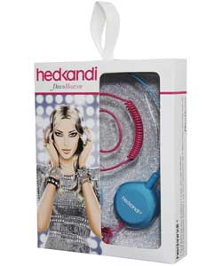 Hed Kandi Disco Heaven Headphones - Blue and Pink