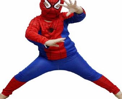 Hee Fly Childrens Spider-man Classic Disguise Suit Red S
