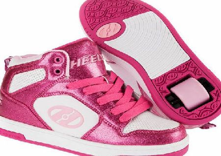 Heelys Girls Heelys Flash 2.0 Shoes - Pink Glitter/White