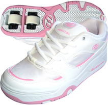 Heelys - Rebel - White/Pink - Childrens Size 13