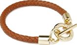 Heidi Klein, 1295[^]275864 Leather Rope Bracelet - Tan