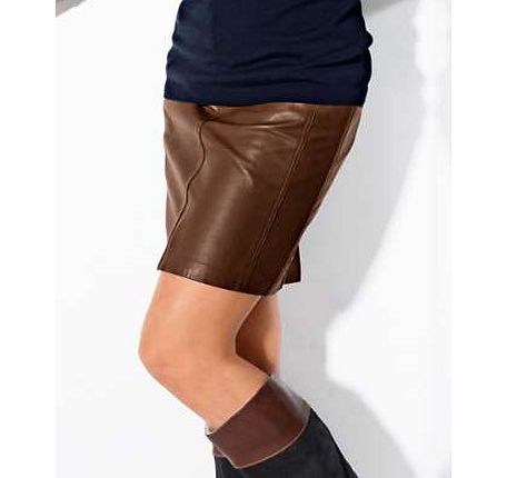 Heine Nappa Leather Skirt