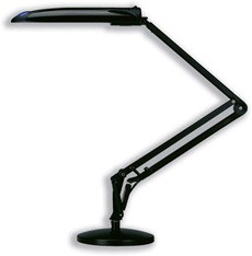 Helix Classic Desk Lamp Fluorescent 11W Black