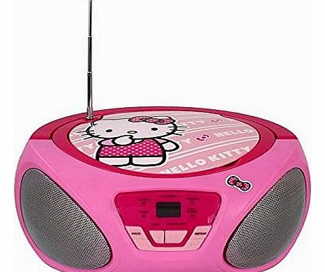 Hello Kitty BOOM BOX 56009 Portable Stereo ( CD Player,MP3 Playback )