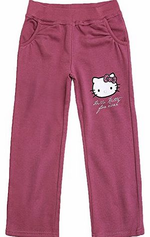 Girls Hello Kitty Tracksuit Bottoms Kids Jogging Trousers New Age 4 6 8 10 Years