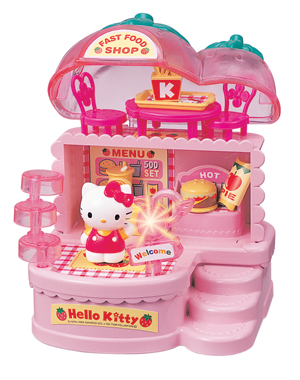 Hello Kitty Mini Fast Food Shop Playset