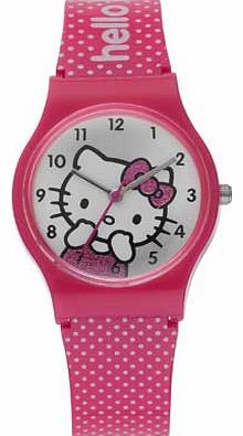 Hello Kitty Pink Polka Dot Watch