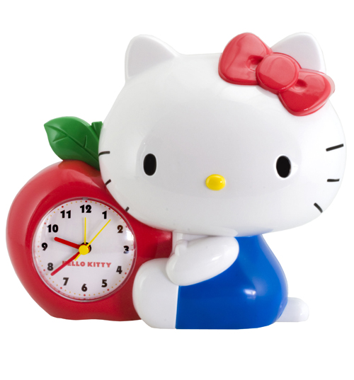 Hello Kitty Retro Apple Moneybank And Alarm Clock