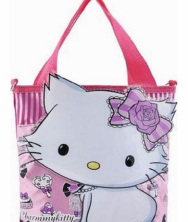 Hello Kitty Sanrio Charmmykitty Small Tote Bag with Raised Motif
