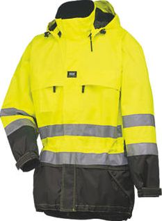 Helly Hansen, 1228[^]5929G Hi-Vis Parka Jacket Yellow/Charcoal
