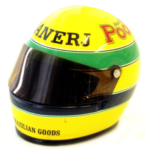 Helmets 1:8 Model Bell Helmet F3 Pool 1983 A.Senna